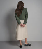 Madeline Suede Quilted Moto Jacket