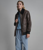 Everleigh Faux Fur Lined Bomber Jacket