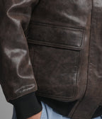 Everleigh Faux Fur Lined Bomber Jacket
