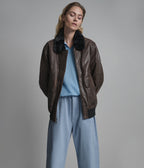 Everleigh Faux Fur Lined Bomber Jacket