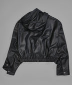 Belle Cropped Lightweight Hooded Jacket
