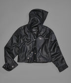 Belle Cropped Lightweight Hooded Jacket