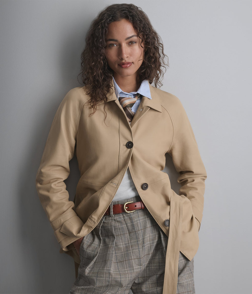 Iris Lightweight Short Trench Coat