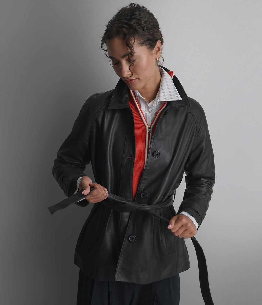 Iris Lightweight Short Trench Coat