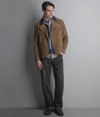 Joss Suede Moto Jacket