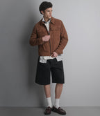 Banks Suede Zip Shirt Jacket