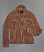 Banks Suede Zip Shirt Jacket