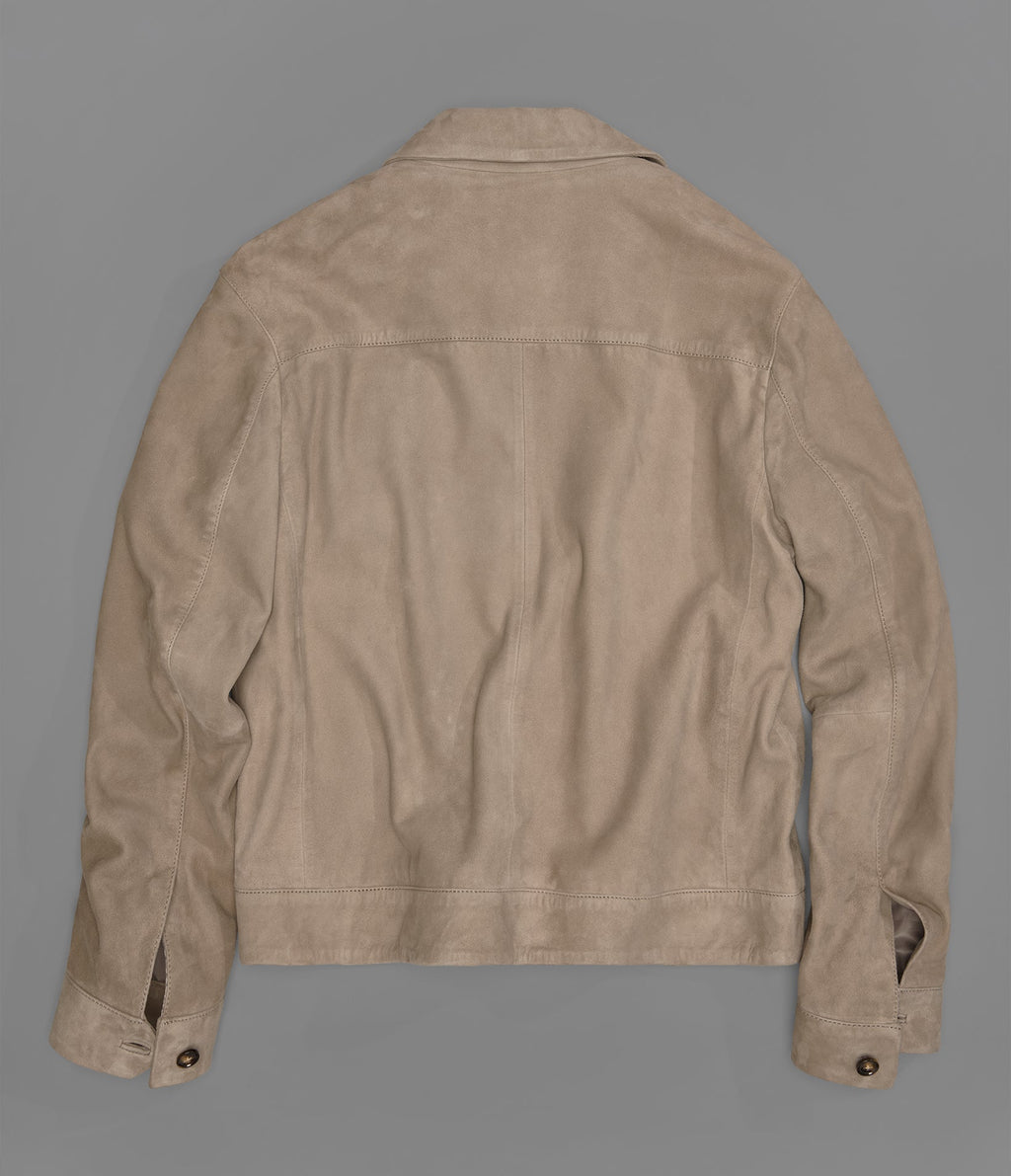 Banks Suede Zip Shirt Jacket
