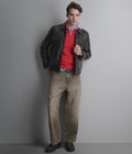 Emerson Leather Zip Shirt Jacket
