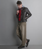 Emerson Leather Zip Shirt Jacket