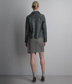 Addison Leather Denim Jacket