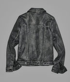 Addison Leather Denim Jacket