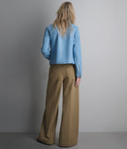 Justine Shirt Collar Zip Jacket