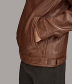 Jett Leather Jacket with Removable Hood