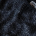 The Women's Apres Crewneck in Salt and Pepper Fleece — Sweater