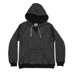 The Women's Apres Hoodie in Salt and Pepper Fleece — Sweater