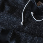 The Women's Apres Hoodie in Salt and Pepper Fleece — Sweater
