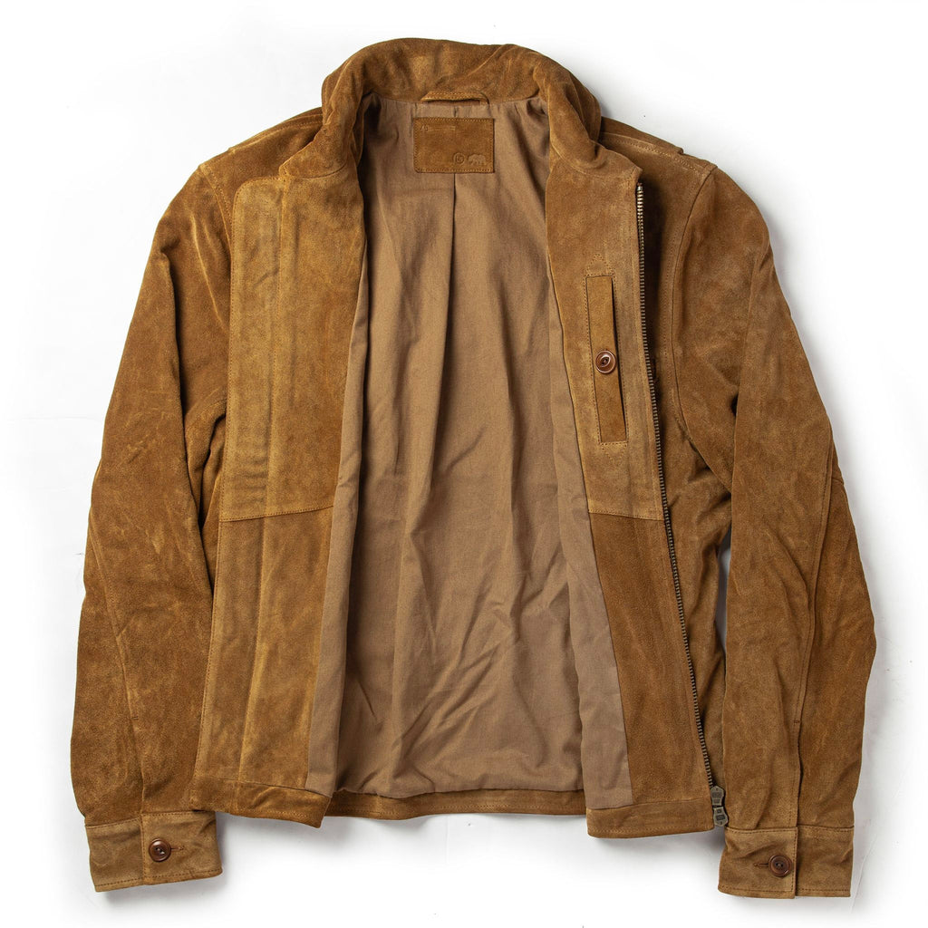 Men's The Wyatt Jacket in Cognac Suede