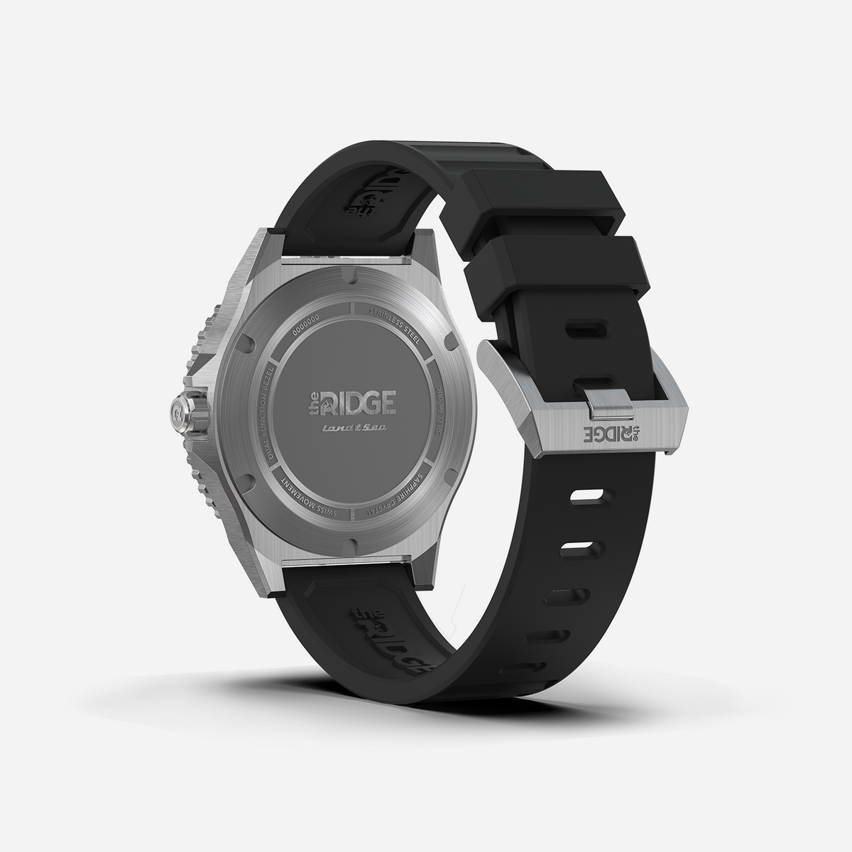 Land & Sea GMT Watch 42mm - Royal Black