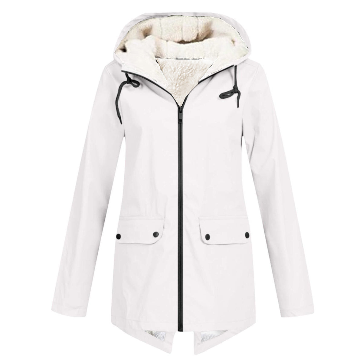 Women's Fleece-Lined Hooded Jacket
