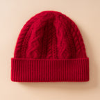 Thick-Knit Cashmere Beanie