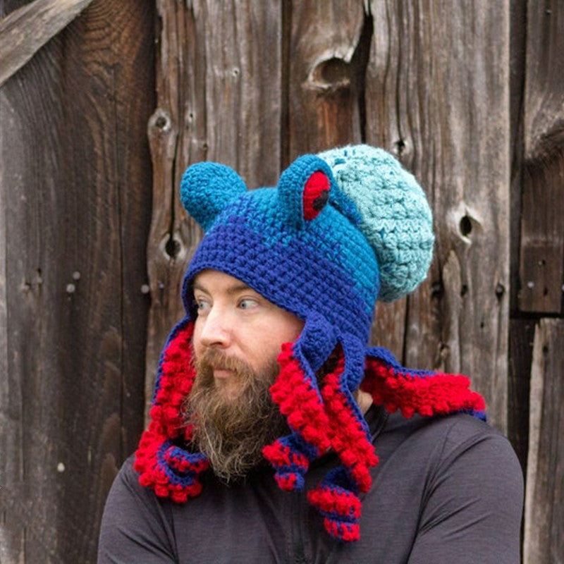 Crochet Octopus Beanie