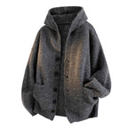 Men's Hooded Knit Cardigan