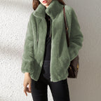 Women's Stand-Collar Fleece Jacket