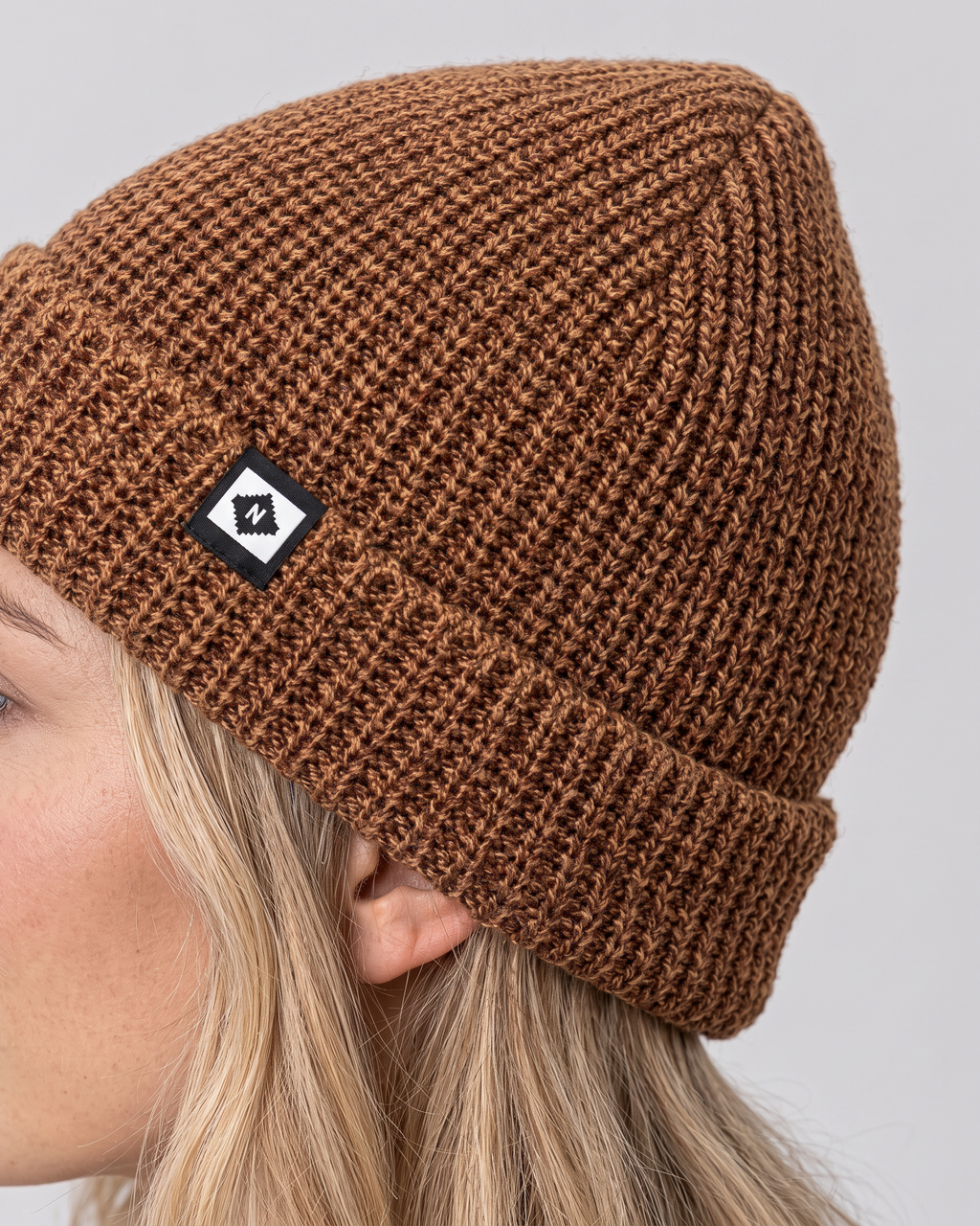 Women's Fleece-Lined Knit Beanie — fit detail [wb-gender-final-98]