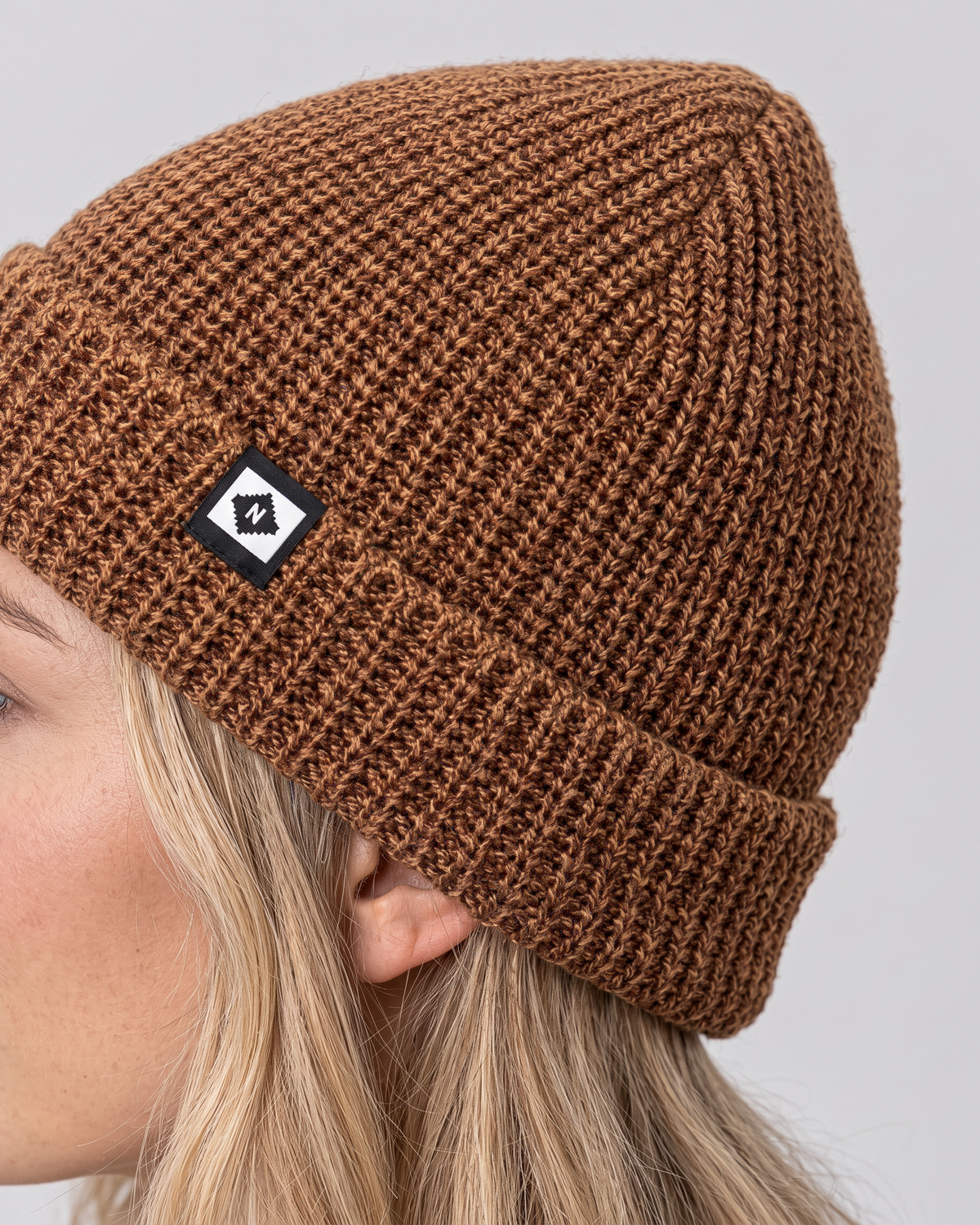 Women's Fleece-Lined Knit Beanie — fit detail [wb-gender-final-98]