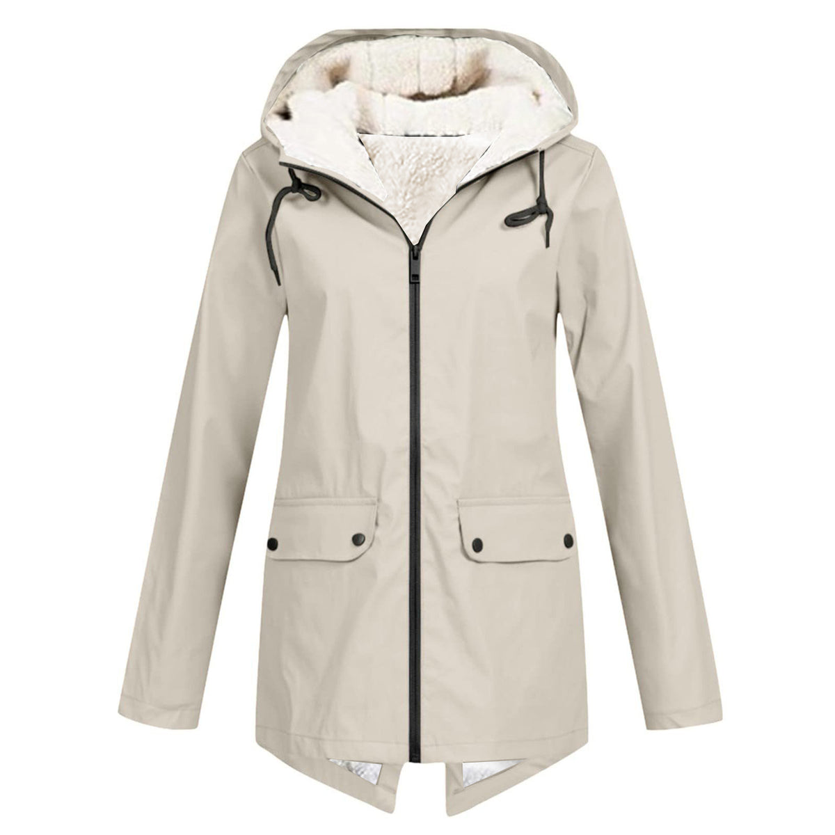 Women's Fleece-Lined Hooded Jacket