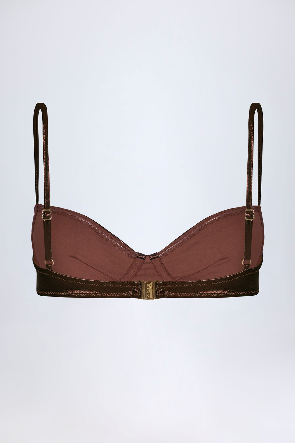 Women's Underwired Bikini Top in Bronze — Swimwear