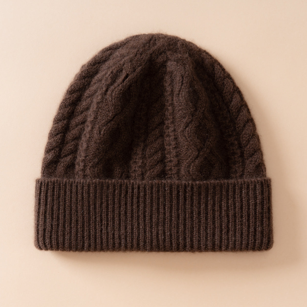 Thick-Knit Cashmere Beanie