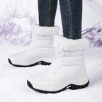 Women's Fleece-Lined Lace-Up Winter Boots