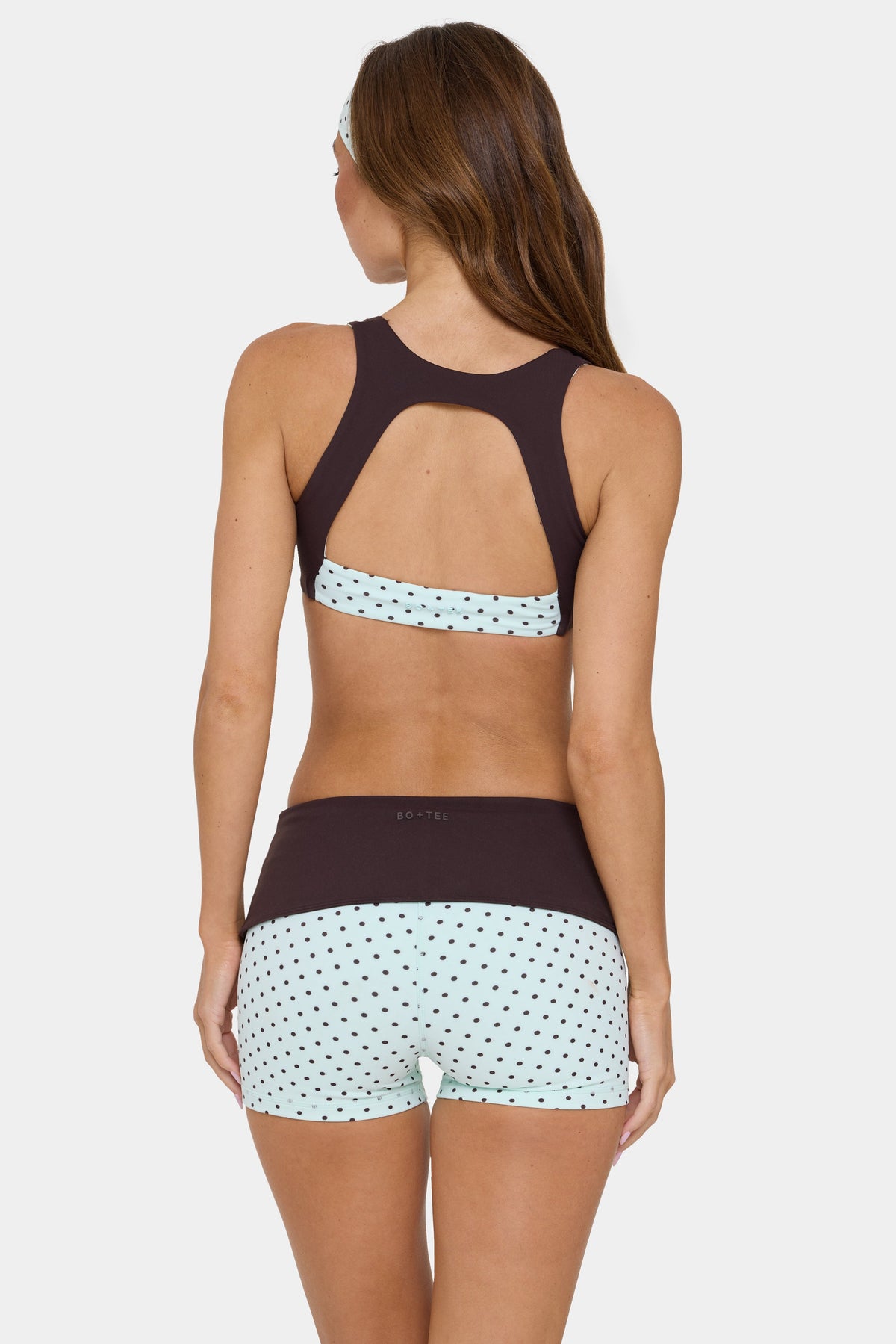 Women's Soft Active Medium-Impact Sports Bra in Mint Chip — Activewear