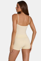 Women's Soft Active Tank Top in Lemon Marl — Activewear