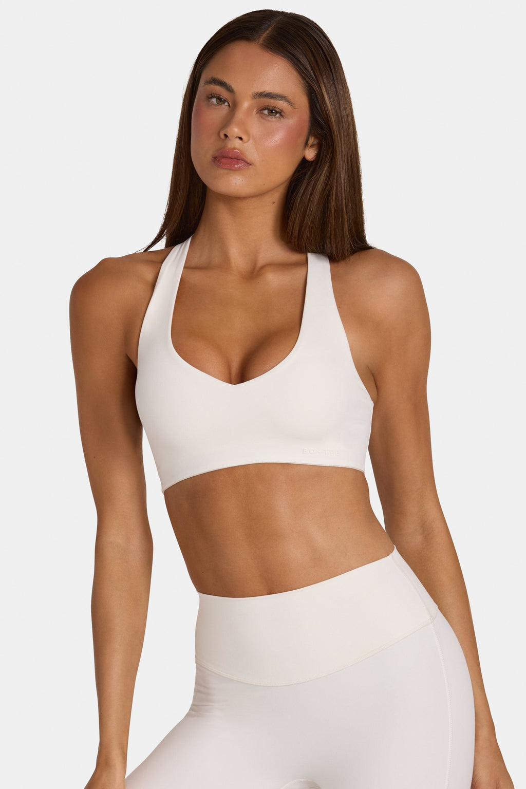 Women's Soft Active Low-Impact Sports Bra in Coconut — Activewear