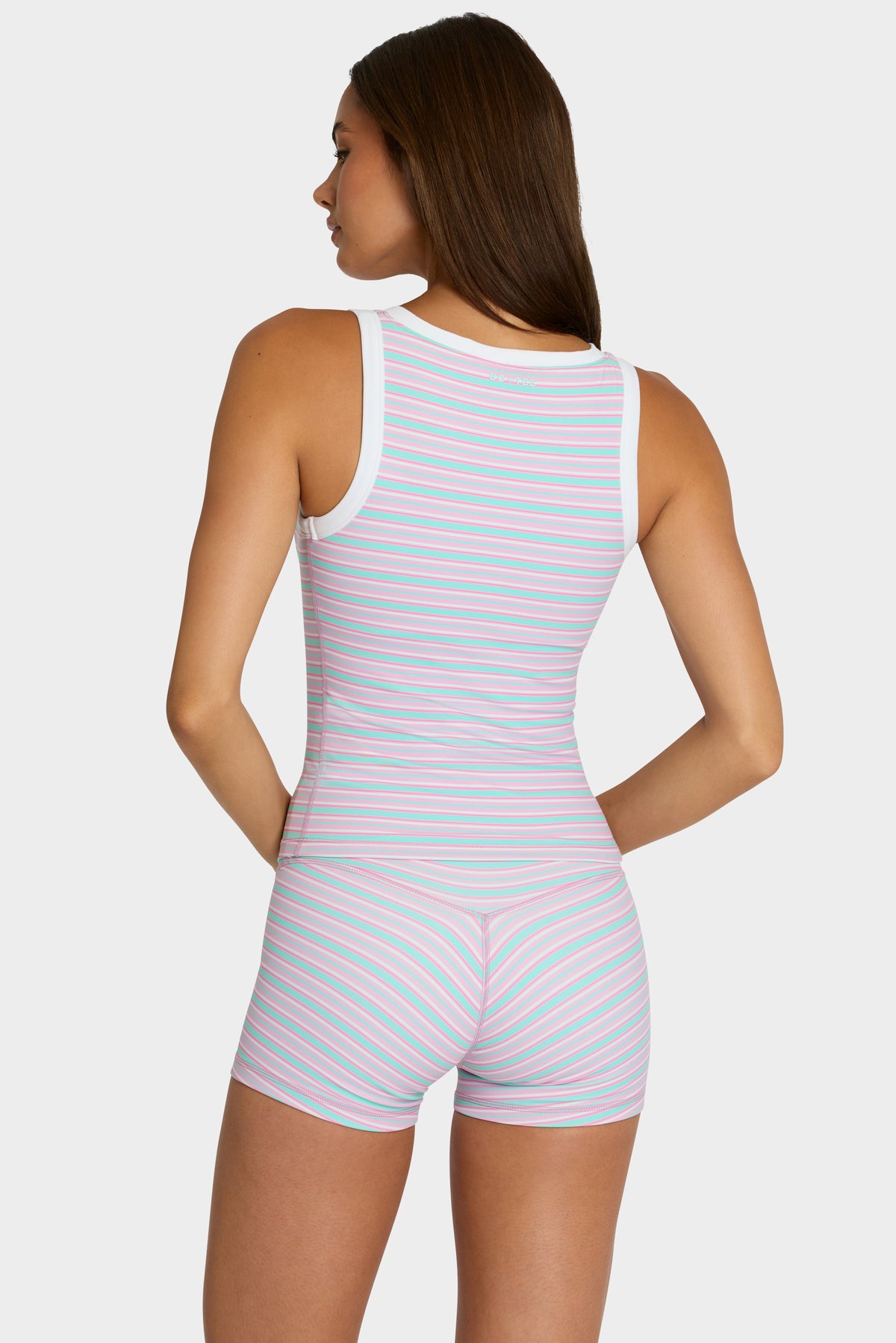 Women's Soft Active Tank Top in Multi Stripe — Activewear