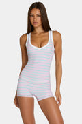 Women's Soft Active Tank Top in Multi Stripe — Activewear