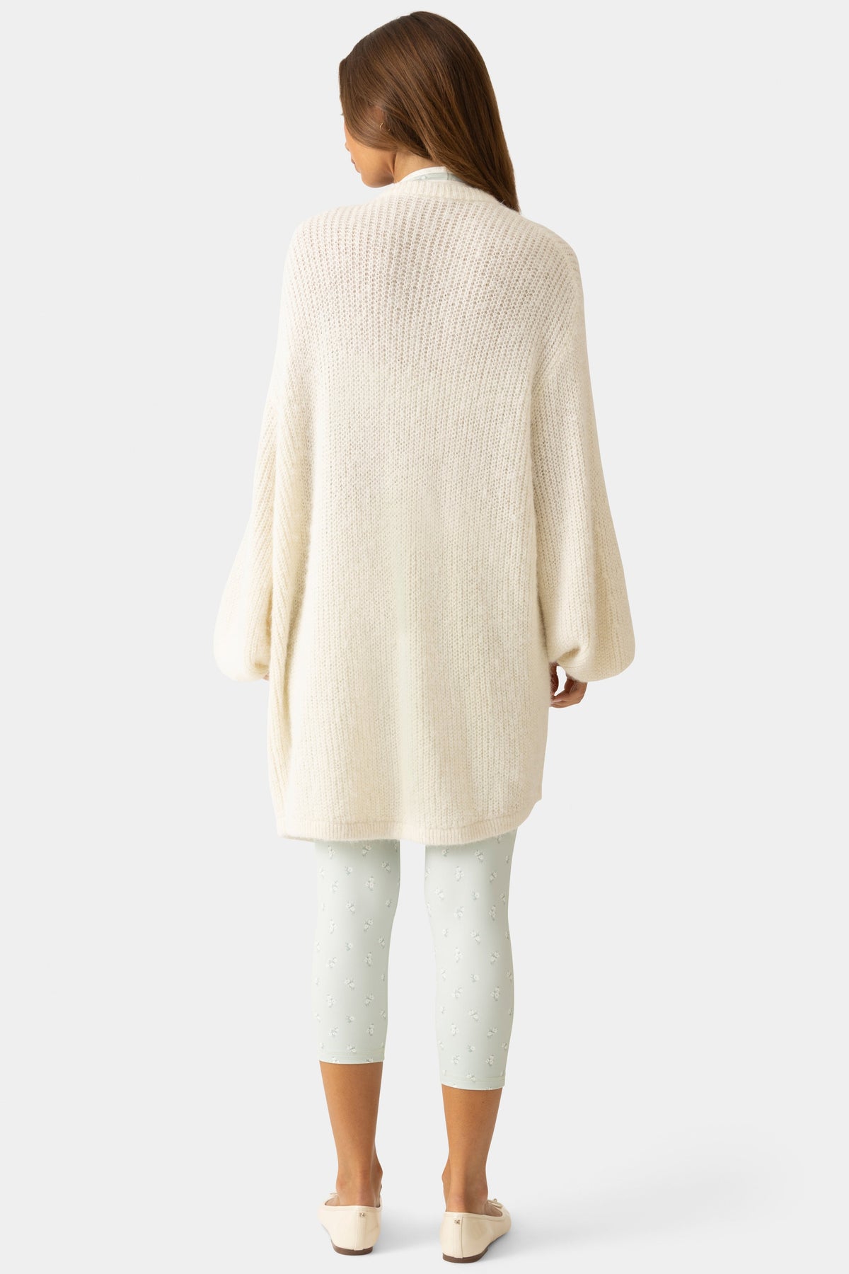 Women's Soft Knit Cardigan in Coconut — Sweater
