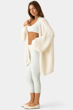 Women's Soft Knit Cardigan in Coconut — Sweater