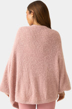 Women's Soft Knit Cardigan in Soft Pink — Sweater