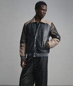 Bryson Leather Varsity Jacket