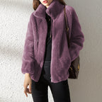 Women's Stand-Collar Fleece Jacket