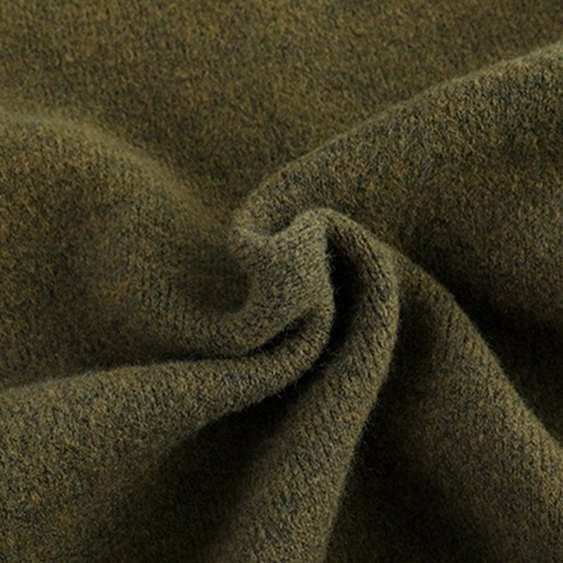 Men's Wool-Blend Button-Front Cardigan