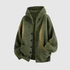 Men's Hooded Knit Cardigan
