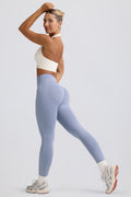 Women's Define Luxe High-Waist Leggings in Blue Grey — Activewear