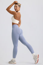 Women's Define Luxe High-Waist Leggings in Blue Grey — Activewear