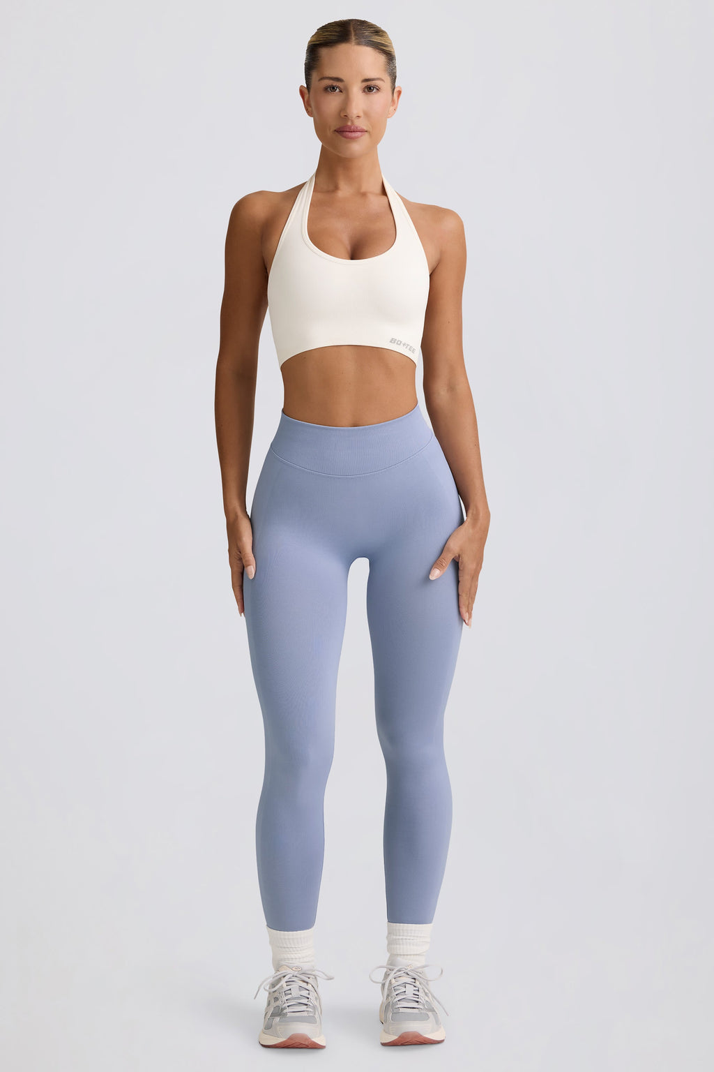 Women's Define Luxe High-Waist Leggings in Blue Grey — Activewear