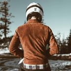 Men's The Moto Jacket in Tobacco Suede